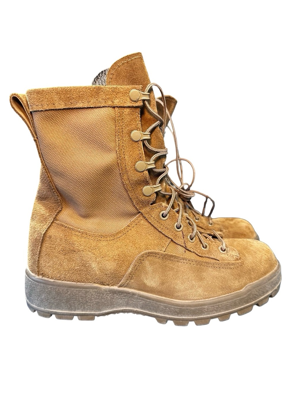 McRAE Waterproof Hot Weather Military Combat Boots Sz 8 Coyote Tan Army Goretex